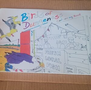 BIRDS OF DUNGENESS Coloring Book By Cheryl Bell Ltd Edtn 100 Copies Kent England